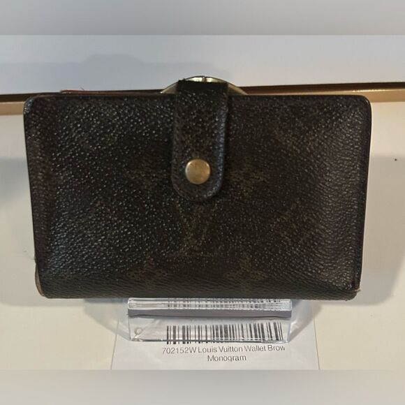 Authentic Louis Vuitton Monogram Canvas Snap Wallet Brown clutch - Picture 1 of 11
